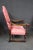 Blush Jacobean Style Carved Walnut Pink Upholstered Throne Chairs - a Pair For Sale - Image 8 of 10
