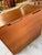 In Style of Dyrlund Teak Tambour Door Rolling Cabinet Denmark Mid-Century Modern 1970s For Sale - Image 9 of 10