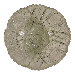 1912 TB Clark & Co American Brilliant Cut Glass Bowl Cut in the Ottawa Pattern