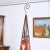 Vintage Leather and Iron Lamp For Sale - Image 5 of 8