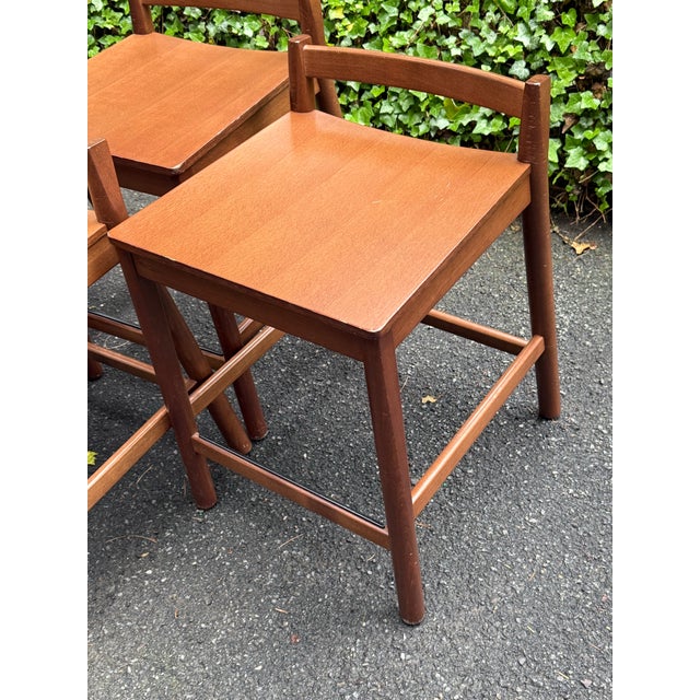 2000 - 2009 Set of 4 Modern Kitchen Stools - Made in Italy For Sale - Image 5 of 12