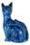 Blue Cat by Aldo Londi for Bitossi, Italy, 1960 For Sale