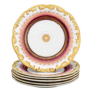 Limoges Porcelain Plates, 6 For Sale