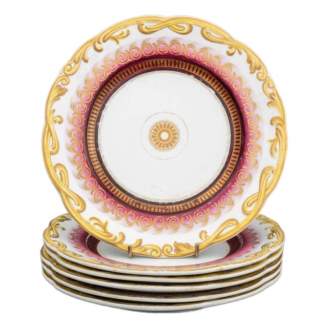 Limoges Porcelain Plates, 6 For Sale