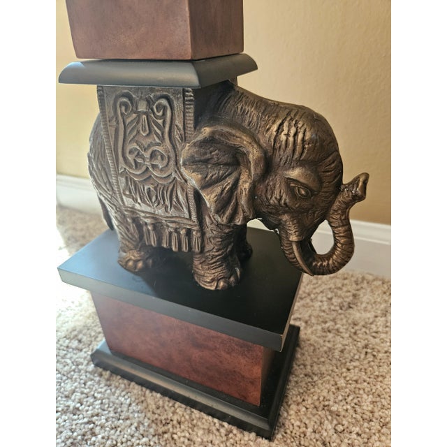Obelisk With Elephant on Plinth For Sale - Image 4 of 6