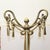 This impressive coat rack has ornate metal tassels and twisted metal rope details. two levels of hooks. Condition: Good...