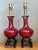 Vintage Sand De Bouf Glazed Ceramic Lamps - A Pair For Sale - Image 10 of 12