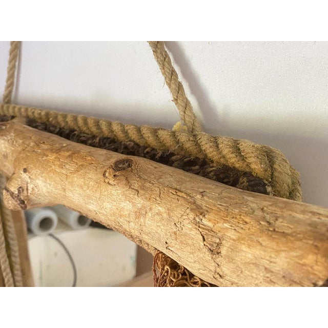 Driftwood and Rope Mirror in Grey Color, France, 1970s For Sale - Image 10 of 15