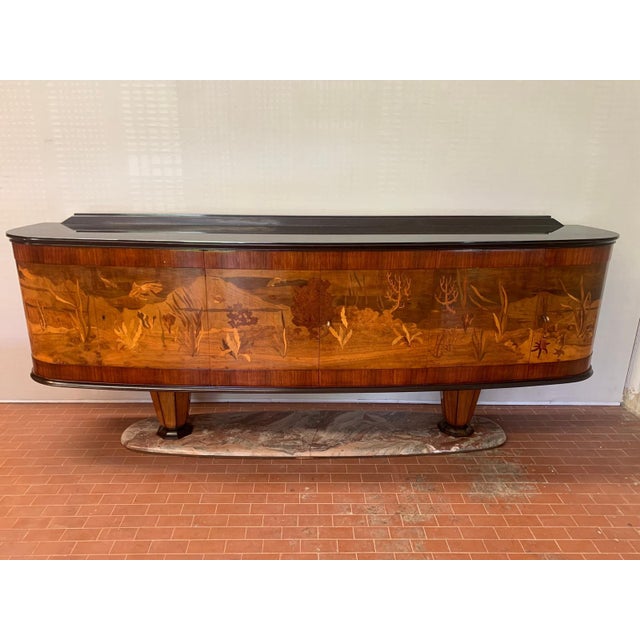 Large Living Room Container by Piero Del Grande for Vittorio Dassi, 1950s For Sale - Image 17 of 17