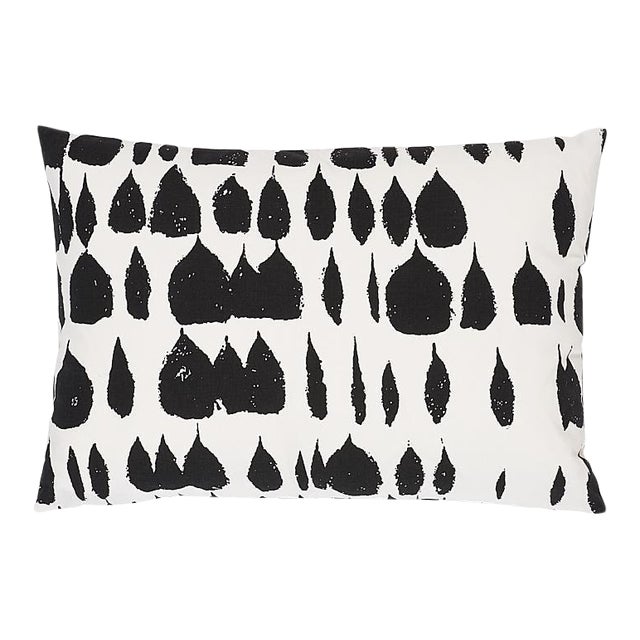 Schumacher Queen of Spain 20" Lumabr Pillow in Black For Sale