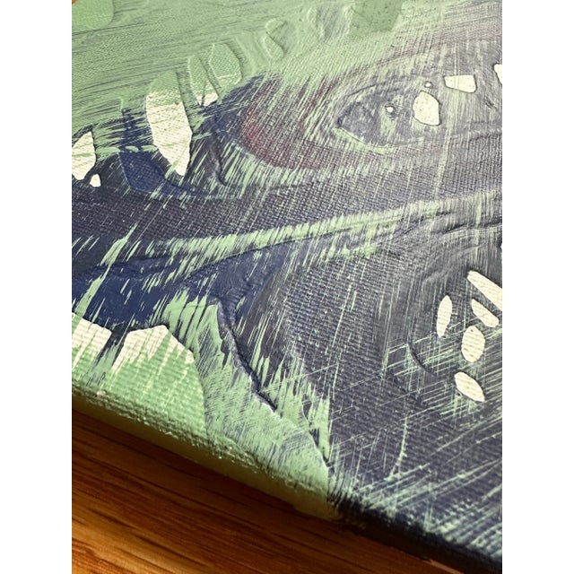 2020s Erin Simon "Layers" Original Abstract Painting For Sale - Image 5 of 6