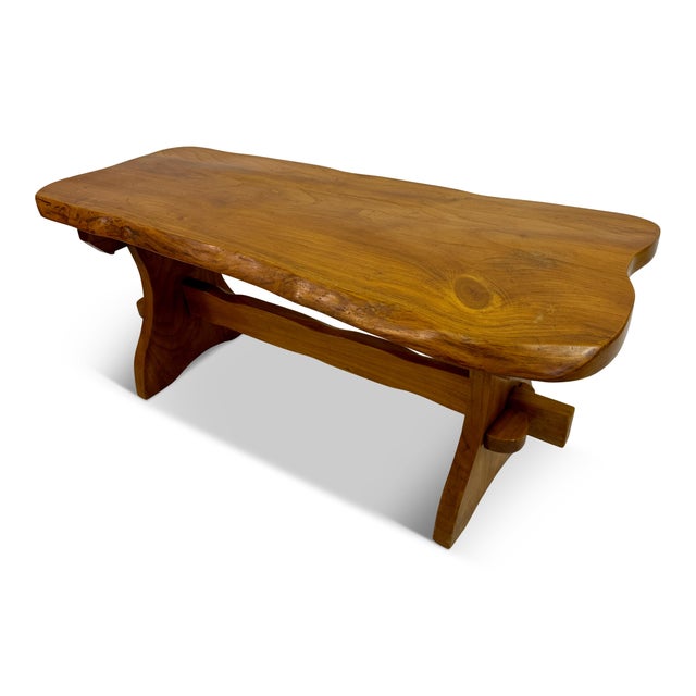 Mid-Century Elm Coffee Table, 1960s For Sale - Image 13 of 14