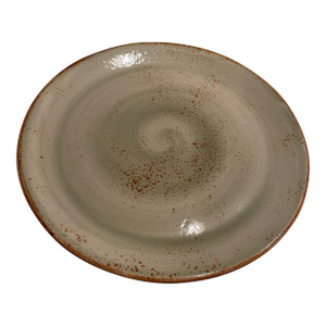 Late 20th Century Steelite Performance Coupe Craft Green Dinner Platter, England