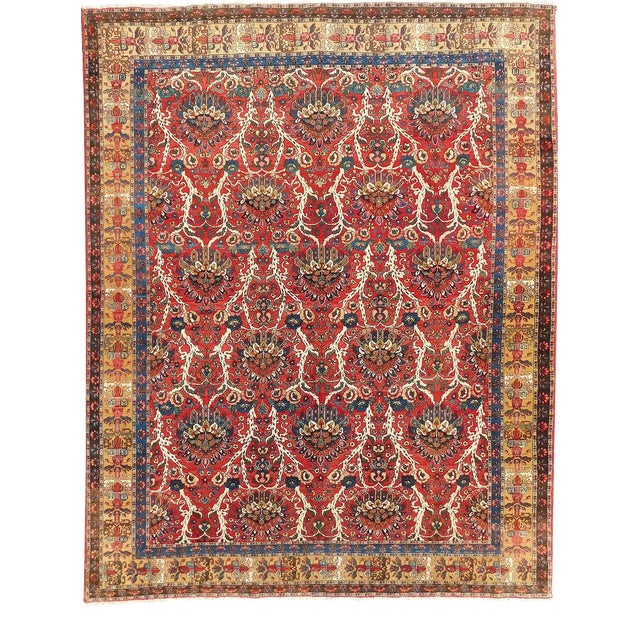 Vintage Persian Tabriz Rug For Sale