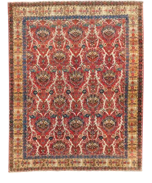 Vintage Persian Tabriz Rug