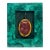 Grand Tour Style Faux Jasper Intaglio of Emperor Hadrian in Faux Malachite Frame. For Sale