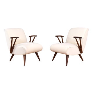 Mid-Century Modern Polish Lounge Chairs, 1960s, Set of 2 For Sale
