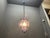 Wrought Iron and Murano Glass Pendant Light, 1980s For Sale - Image 6 of 16