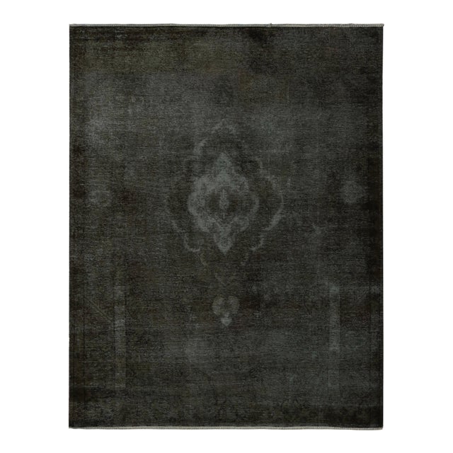 Vintage Persian Rug in Brown and Black by Rug & Kilim For Sale