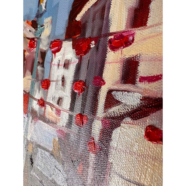 Contemporary Oil Painting on Canvas. "Chinatown" by Danka Krol For Sale - Image 3 of 8