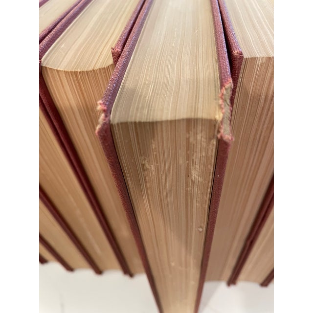 Encyclopedia Set: Vintage 1938 Encyclopedia Americana in Burgundy Wine Red - 17 Volumes For Sale - Image 10 of 10
