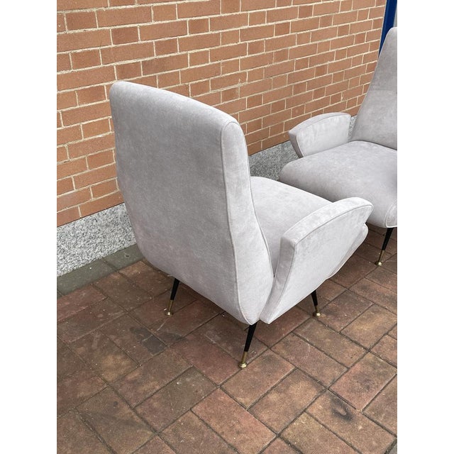 Set of Armchairs attributed to Nino Zoncada, Italy, 1950s For Sale - Image 6 of 18