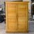 Antique Rustic Two-Door Wardrobe in Yellow Lacquered Fir Wood, Italy, 1800s For Sale - Image 9 of 18