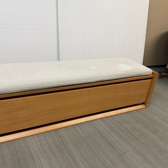 Sean Yoo for Design Within Reach Matera Storage Bench + Cushion, Large For Sale - Image 12 of 12