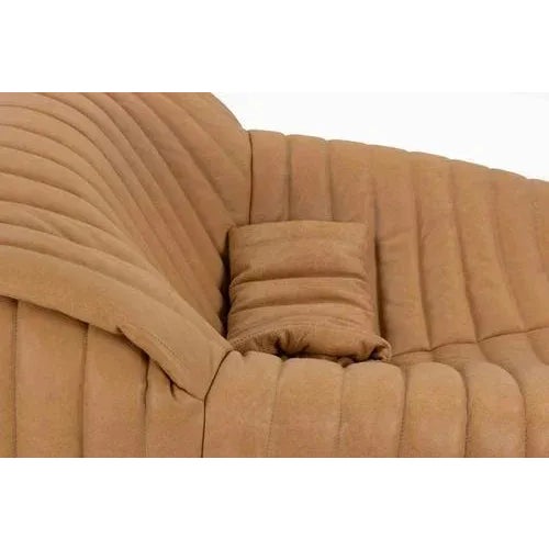 Leather Sandra Armchair and Two Seater Sofa from Cinna, Italy, 1980s, Set of 2 For Sale - Image 11 of 15