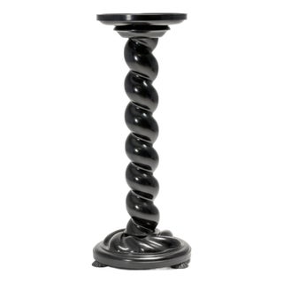 Baroque Flower Pedestal in Walnut, Central Europe, 1920s For Sale