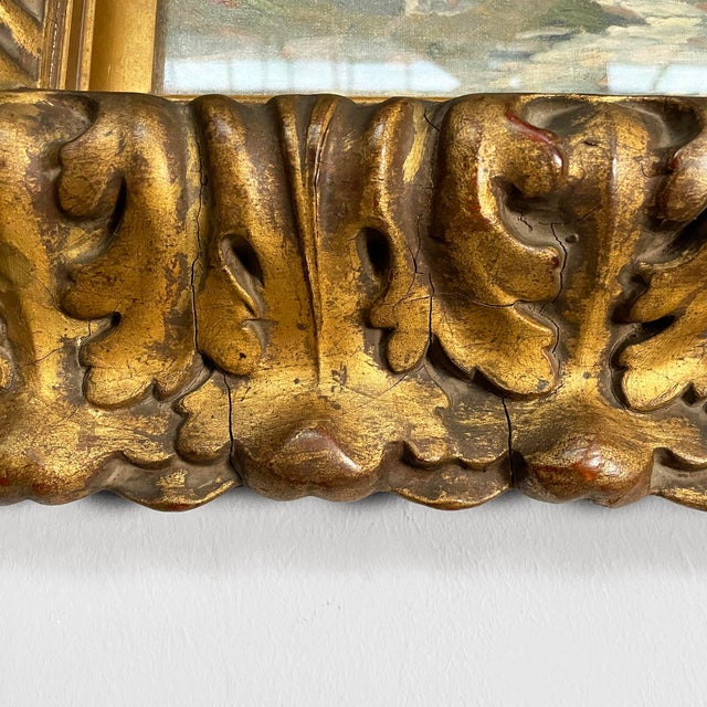 Italian Artist, Mid-Century Modern Composition, Oil Painting, 1950s, Framed For Sale - Image 9 of 14