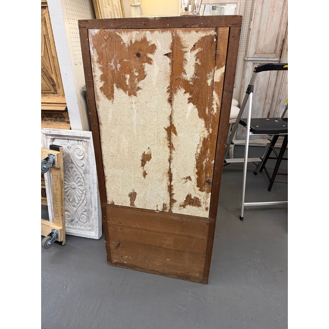 Gray 19th. C French Louis XVI Musical Attr. Trumeau Mirror For Sale - Image 8 of 8