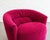 Pink Postmodern Pink Swivel Lounge Chair / Armchair in the Style of Vladimir Kagan, C. 1980's For Sale - Image 8 of 9