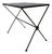 Modernist Nesting Tables in Metal and Black Glass, 1950s, Set of 2 For Sale