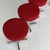Thonet Vintage Upholstered Swivel Stools by Thonet For Sale - Image 4 of 7