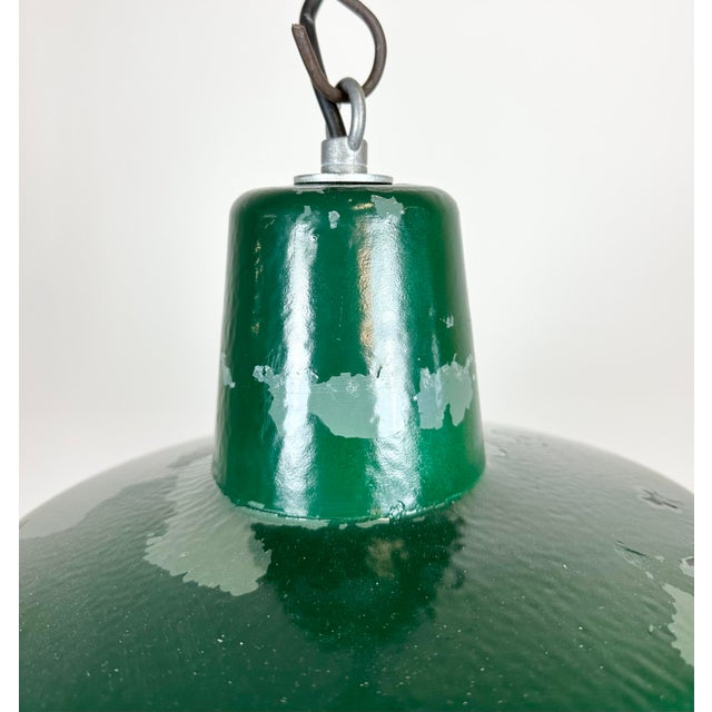 Metal Industrial Factory Pendant Lamp, 1960s For Sale - Image 7 of 16