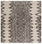 "Ebony Echo" Modern Flatweave Beige With Charcoal Rug by Doris Leslie Blau For Sale