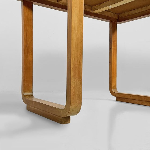 Italian Art Deco Wooden Coffee Table, 1940s For Sale - Image 9 of 10