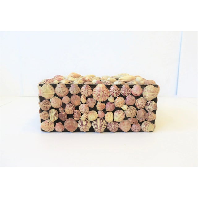 Seashell Tissue Box Cover, Circa 1960s For Sale - Image 10 of 12