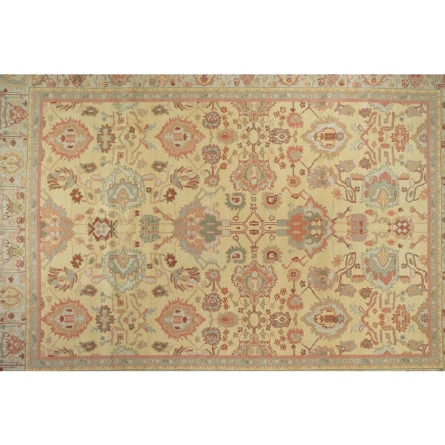 Oushak Rug 9' X 12' For Sale In New York - Image 6 of 12