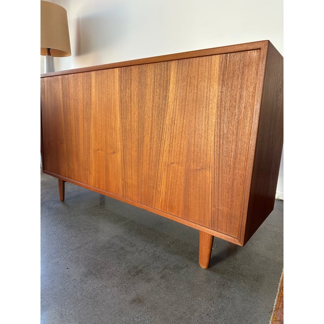 1960s Mid Century Danish Modern Teak Cabinet For Sale - Image 16 of 18