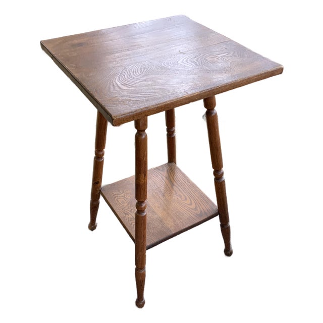 20th Century Oak Side Table For Sale