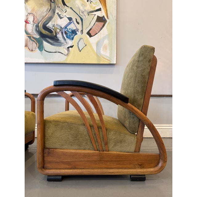 1930s Art Deco Loveseat & Pair of Chairs For Sale - Image 17 of 18