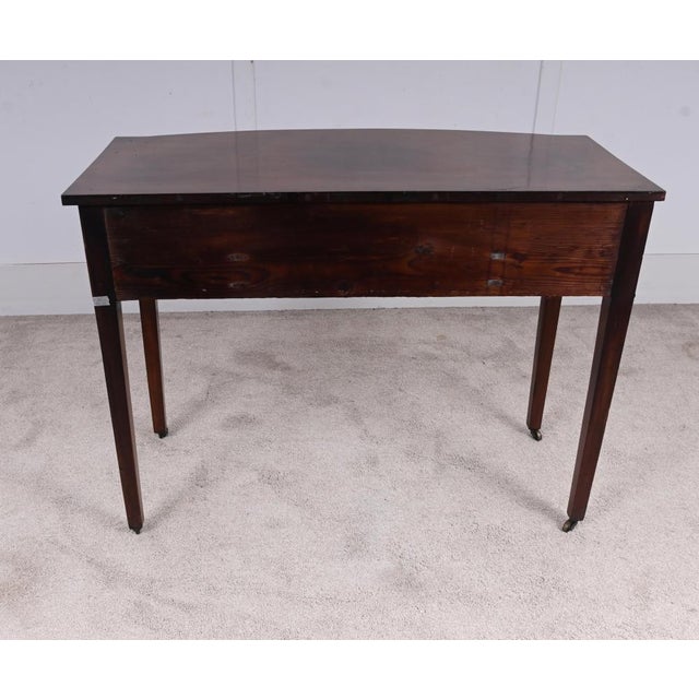 Antique Regency Writing Table in Mahogany, 1820 For Sale - Image 10 of 11