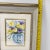 Blue Original Watercolor Floral in Bamboo Frame – Chinoiserie Style For Sale - Image 8 of 9
