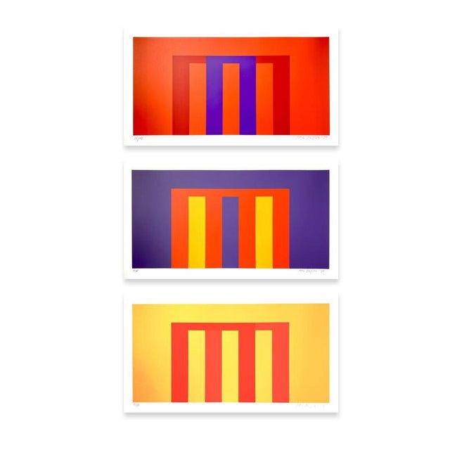 Paul Osipow, Portfolio Geometric Composition\., 1979, Handprinted Serigraph, Paper For Sale - Image 6 of 6