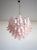 Flamingo Italian Pink Petal Chandeliers, Murano, 1995, Set of 2 For Sale - Image 10 of 14