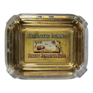 1950s Rare MCM English Treasure Island Rum Pub Ashtray