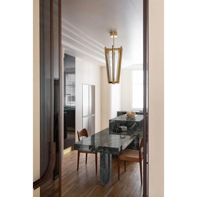 Not Yet Made - Made To Order Brass Glass Tubes Pendant Light by Magic Circus Editions For Sale - Image 5 of 11