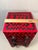 Rick Oginz Signed 1999 Painted Wood Sculptural 6-Drawer Red & Black Cabinet For Sale - Image 11 of 12